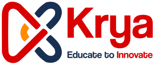 krya logo og version